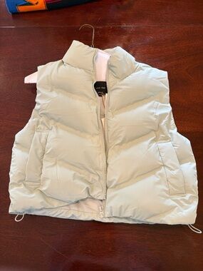 Light Sage Puffer Vest